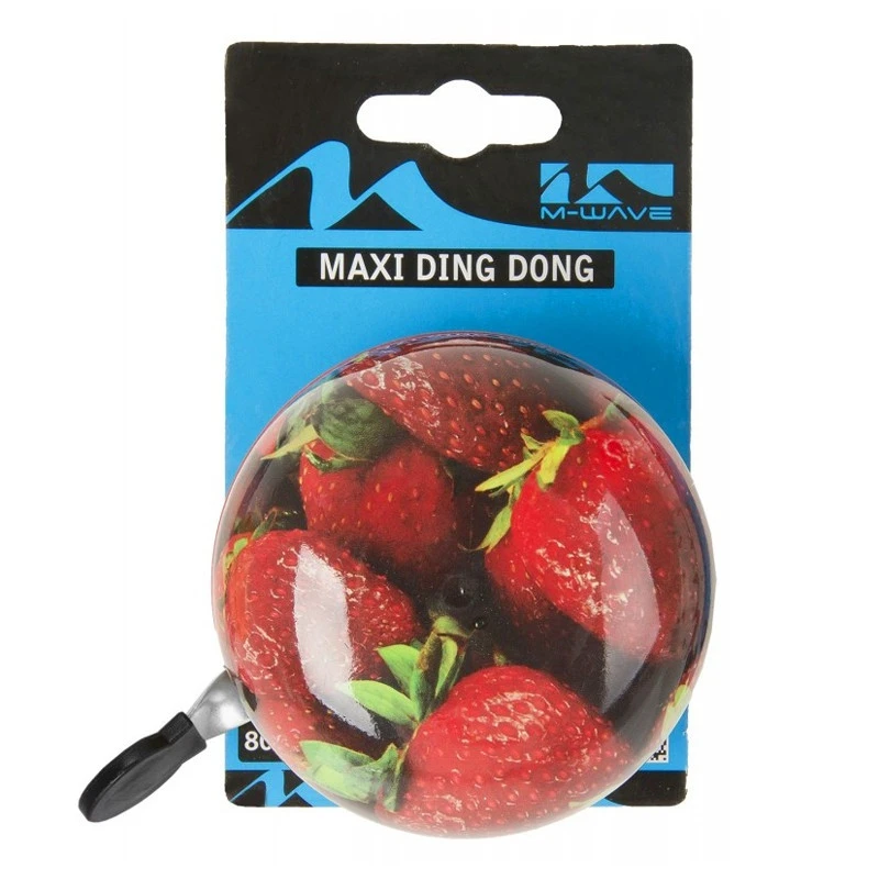 M-Wave Grosse Sonnette Vélo Modèle Fraises 4 M-Wave Grosse Sonnette Vélo Modèle Fraises – Image 2