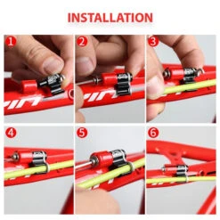 Guide Câble Et Gaine De Frein Ou Dérailleur Sur Cadre Vélo -Messingschlager Soldes guide cable et gaine de frein ou derailleur sur cadre velo 1 2