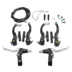 Alhonga Kit Complet De Freinage V-Brake Avant Et Arrière Pour Vélo