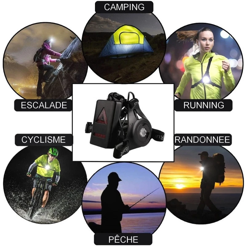 Lampe Torse LED Puissante Pour Running/Course à Pied 7 Lampe Torse LED Puissante Pour Running/Course à Pied – Image 5