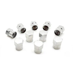 Schwalbe Lot De 10 Bouchons De Valve Schrader Chromés -Messingschlager Soldes lot de 10 bouchons de valve schrader chromes 3