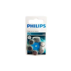 Lot De 6 Piles 675 PHILIPS - 1,4 Volts