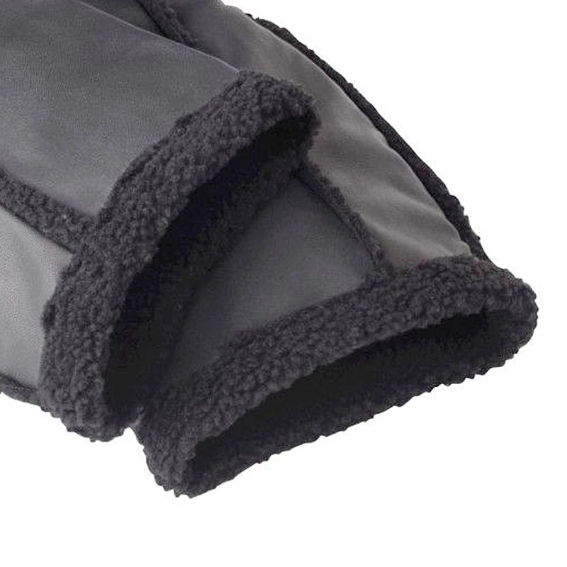 Manchons BASIL Noirs En Cuir Végétal Pour Guidon Vélo 8 Manchons BASIL Noirs En Cuir Végétal Pour Guidon Vélo – Image 6