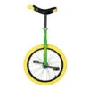 Monocycle QU-AX 20" Luxus Vert Jante Alu, Pneu Jaune -Messingschlager Soldes monocycle qu ax 20 luxus vert jante alu pneu jaune