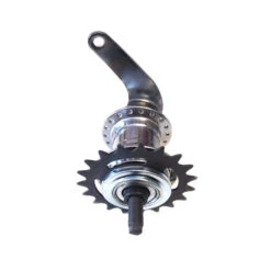 Moyeu à Rétropédalage, 36 Trous Avec Accessoires Et Axe Chromé 158 Mm -Messingschlager Soldes moyeu a retropedalage 36 trous avec accessoires et axe chrome 158 mm 4