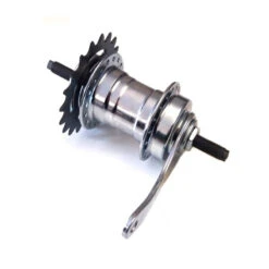 Moyeu à Rétropédalage, 36 Trous Avec Accessoires Et Axe Chromé 158 Mm -Messingschlager Soldes moyeu a retropedalage 36 trous avec accessoires et axe chrome 158 mm 5