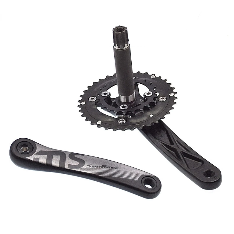 SUNRACE Pédalier 10 Vitesses 36/22 Dents, Manivelles 175 Mm Avec Boitier 3 SUNRACE Pédalier 10 Vitesses 36/22 Dents, Manivelles 175 Mm Avec Boitier