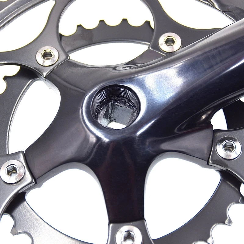 Pédalier Alu Route 50-34D L 175 Mm Noir 5 Pédalier Alu Route 50-34D L 175 Mm Noir – Image 3