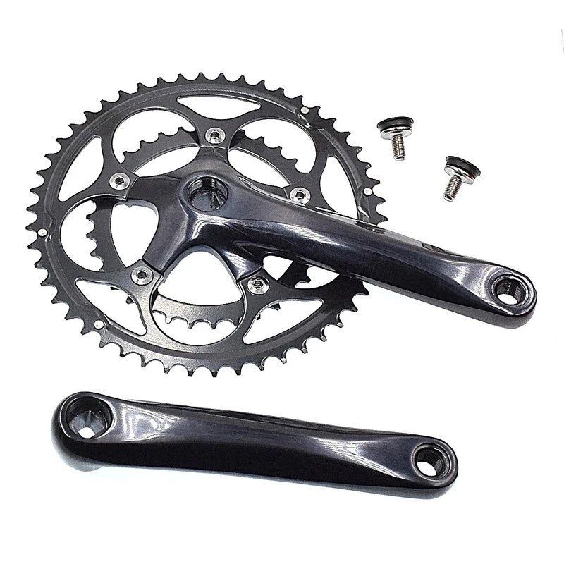 Pédalier Alu Route 50-34D L 175 Mm Noir 3 Pédalier Alu Route 50-34D L 175 Mm Noir