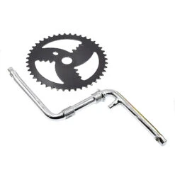 Pédalier BMX Avec Plateau ONE STYLE 44 Dents 12 Pédalier BMX Avec Plateau ONE STYLE 44 Dents -Messingschlager Soldes pedalier bmx avec plateau one style 44 dents 4