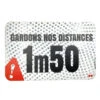 Plaque Vélo Gardons Nos Distances 1m50 V-Loplak -Messingschlager Soldes plaque velo gardons nos distances 1m50 v loplak