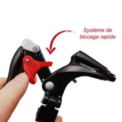 Poignée De Frein De Vélo à Blocage Rapide - La Paire -Messingschlager Soldes poignee de frein de velo a blocage rapide la paire 1 2