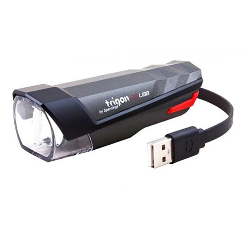 Projecteur Avant SPANNINGA TRIGON 25 Lux - Rechargeable USB, Fixation Sur Guidon 3 Projecteur Avant SPANNINGA TRIGON 25 Lux - Rechargeable USB, Fixation Sur Guidon