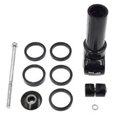 Rehausseur Potence A-Head XLC 1 1/8" Noir -Messingschlager Soldes rehausseur potence a head xlc 1 1 8 noir 3