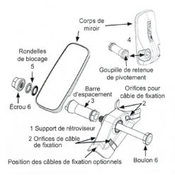Rétroviseur BIKE EYE à Fixer Sur Le Cadre - Model LXS 10 Rétroviseur BIKE EYE à Fixer Sur Le Cadre - Model LXS -Messingschlager Soldes retroviseur bike eye a fixer sur le cadre model lxs 2