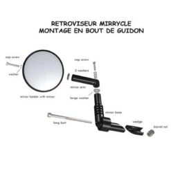 Rétroviseur De Vélo Mirrycle Pour Guidon 10 Rétroviseur De Vélo Mirrycle Pour Guidon -Messingschlager Soldes retroviseur de velo mirrycle pour guidon 3