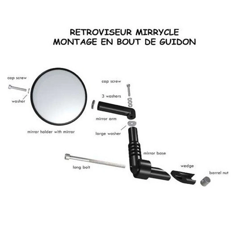 Rétroviseur De Vélo Mirrycle Pour Guidon 6 Rétroviseur De Vélo Mirrycle Pour Guidon – Image 4