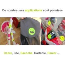 Rouleau De 50 Stickers SMILEY Pour Sécurité Enfant à Vélo 10 Rouleau De 50 Stickers SMILEY Pour Sécurité Enfant à Vélo -Messingschlager Soldes rouleau de 50 stickers smiley pour securite enfant a velo 3