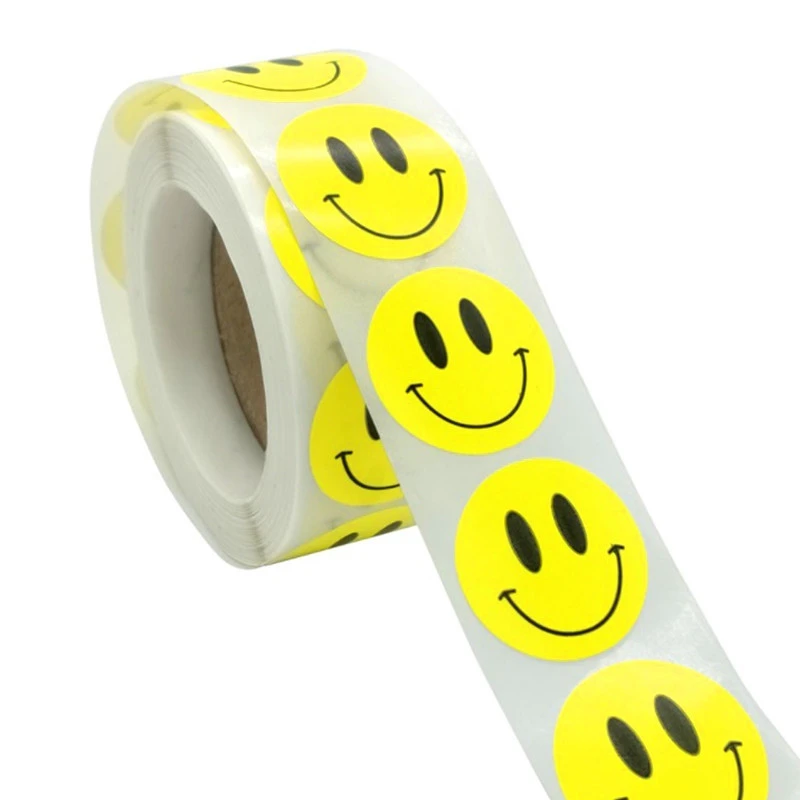 Rouleau De 50 Stickers SMILEY Pour Sécurité Enfant à Vélo 3 Rouleau De 50 Stickers SMILEY Pour Sécurité Enfant à Vélo