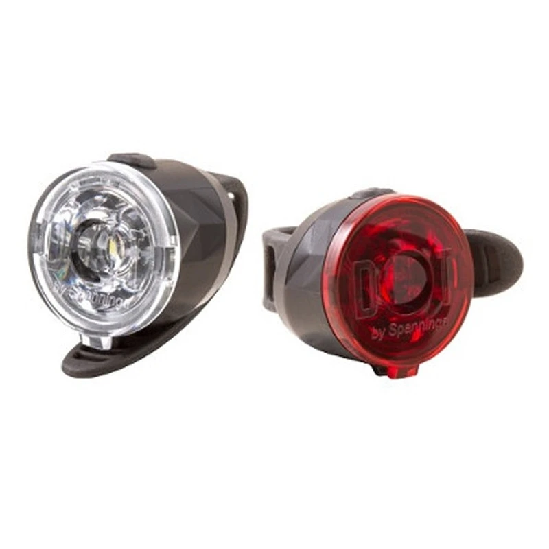 Set Feux Vélo à Piles Avant Et Arrière Dot Spanninga 3 Set Feux Vélo à Piles Avant Et Arrière Dot Spanninga