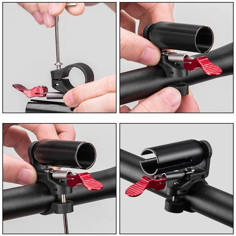 Sonnette De Vélo Portative En Aluminium Noir 8 Sonnette De Vélo Portative En Aluminium Noir – Image 6