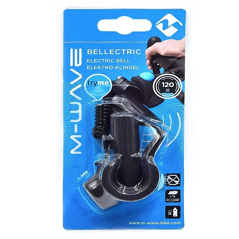 M-Wave Sonnette électrique Pour Vélo 120 Db 4 M-Wave Sonnette électrique Pour Vélo 120 Db – Image 2