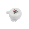 M-Wave Sonnette I Love My Bike - Blanche -Messingschlager Soldes sonnette i love my bike blanche