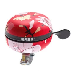 Sonnette Vélo 80 Mm Magnolia Poppy Red Basil -Messingschlager Soldes sonnette velo 80 mm magnolia poppy red basil 2