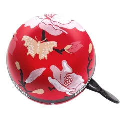 Sonnette Vélo 80 Mm Magnolia Poppy Red Basil