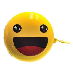 Sonnette Vélo Smiley Jaune 60 Mm -Messingschlager Soldes sonnette velo smiley jaune 60 mm 4