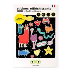 Stickers RAINETTE Réfléchissant Super-heros Couleur