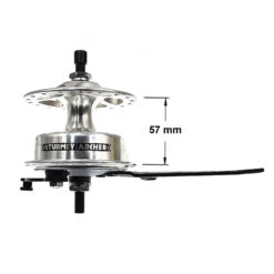 Sturmey Archer Moyeu Roue Avant XL-FD Avec Frein à Tambour Et Câble Bowden 36 Trous -Messingschlager Soldes sturmey archer moyeu roue avant xl fd avec frein a tambour et cable bowden 36 trous 2