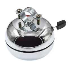 Point Timbre Vélo En Chrome 80 Mm -Messingschlager Soldes timbre velo en chrome 80 mm 3